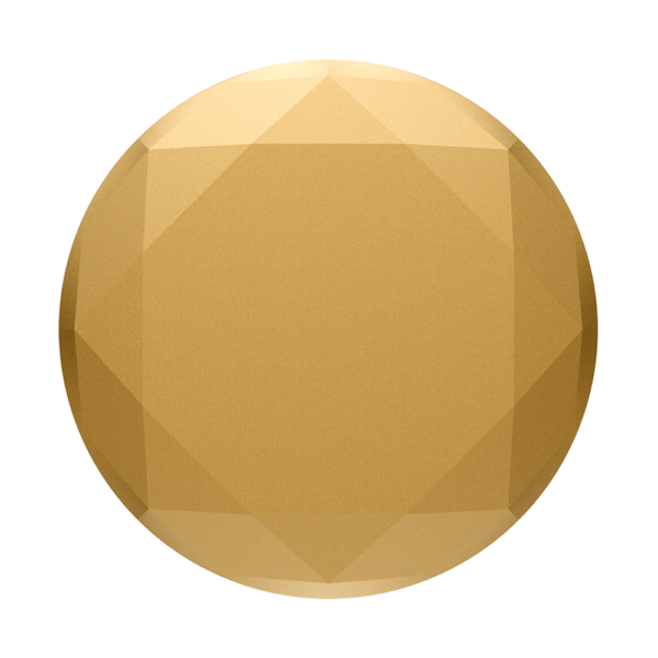 Metallic Diamond Medallion Gold - Justelegance